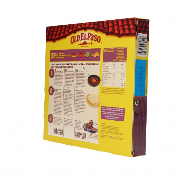 Paquete de burritos Dinner Kit, 500 g. Old El Paso