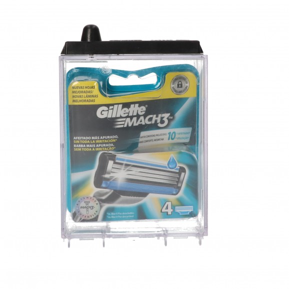 GILLETTE MACH3 RECAMBIO X4