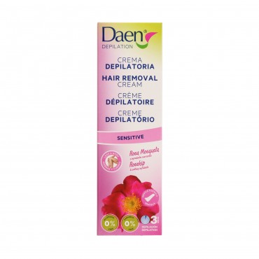 Crema depilatòria corporal de rosa mosqueta, 100 ml. Daen