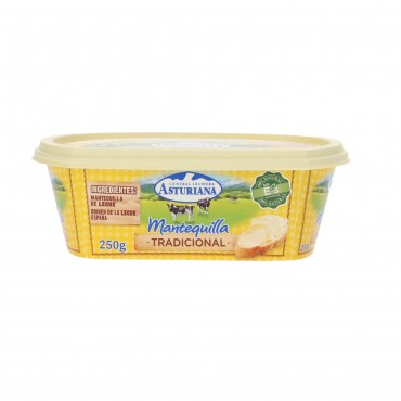Terrina de mantega, 250 g. Central Lechera Asturiana