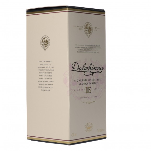 DALWHINNIE 15 ANYS WHISKY MALTA 70CL.