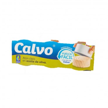 CALVO THON CLAIR HUILE OLIVE 52G X 3U.