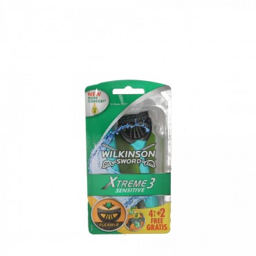 Rasoir Xtreme3, 4 unités. Wilkinson
