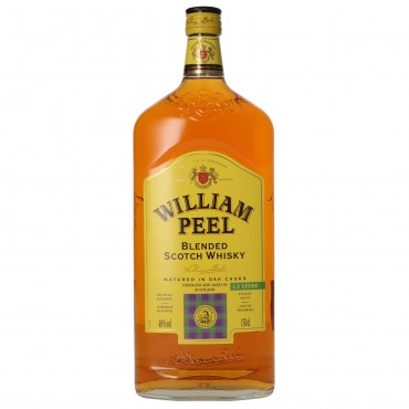 Whisky escocès, 1,5 l. William Peel