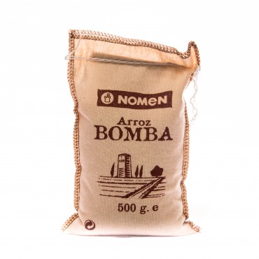 NOMEN ARROZ BOMBA SACO TELA 500G
