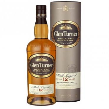 GLEN TURNER 12 ANYS WHISKY MALTA 70CL