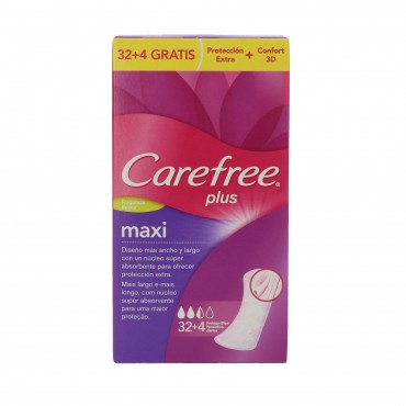 Protège-slips maxi, 36 unités. Carefree