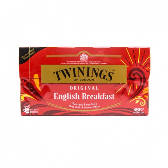 Te English Breakfast, 25 unitats. Twinings