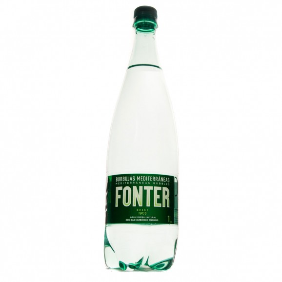 Aigua amb gas, 1 l. Fonter