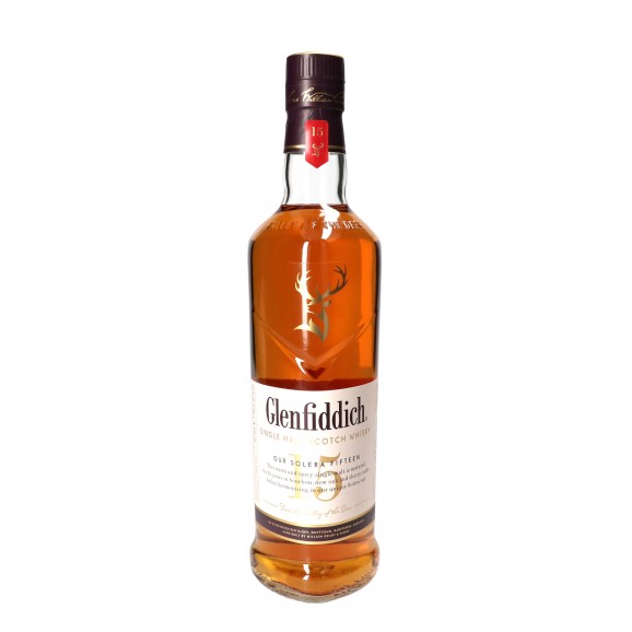 Whisky de malt 15 ans d'âge, 70 cl. Glenfiddich