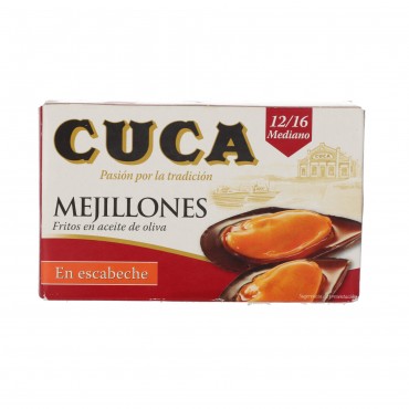 Musclos en escabetx, 12/16 peces 69 g. Cuca