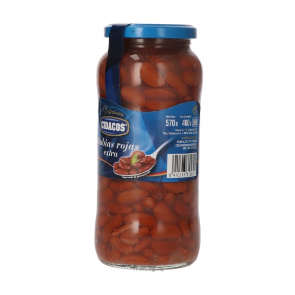 Alubias rojas, 400 g. Cidacos