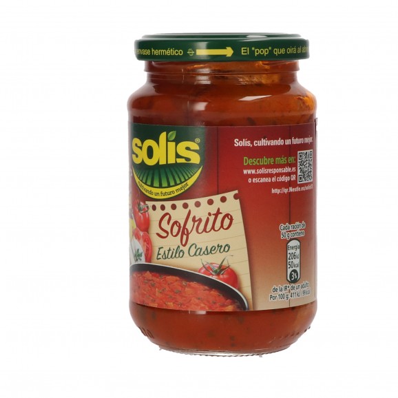 Salsa sofregida casolana, 340 g. Solis