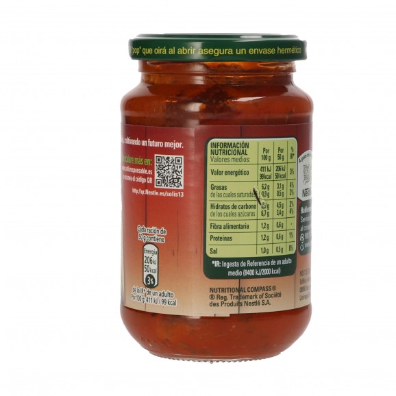 Salsa sofregida casolana, 340 g. Solis