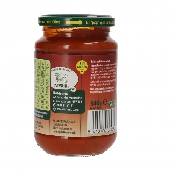 Salsa sofregida casolana, 340 g. Solis