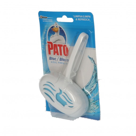 Aparell desodoritzant per a WC blau, 45 g. Pato