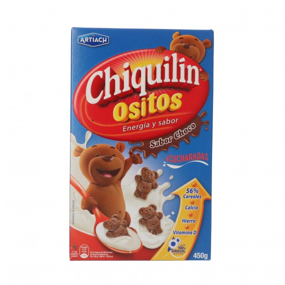 CHIQUILIN OSITOS CHOCOLATE 450G