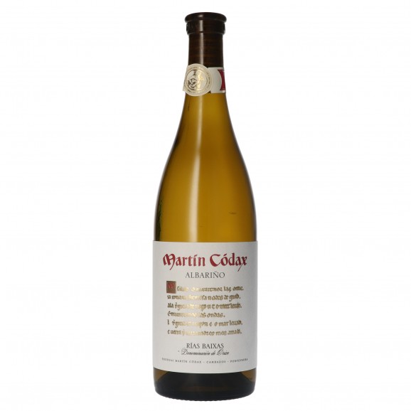 Vino blanco albariño, 75 cl. Martin Codax