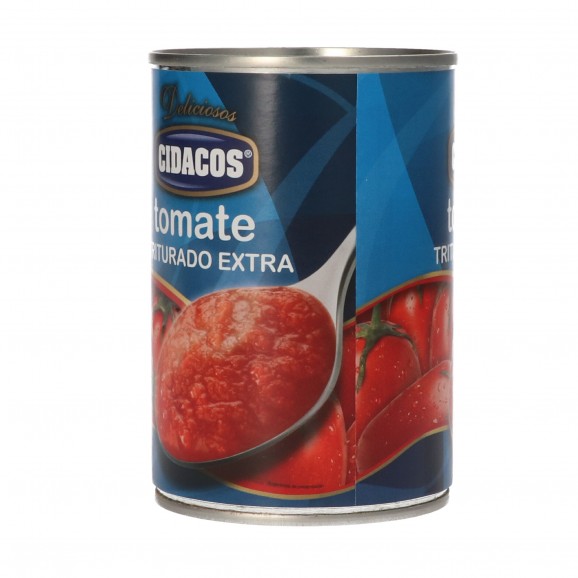 Tomate triturado, 400 g. Cidacos
