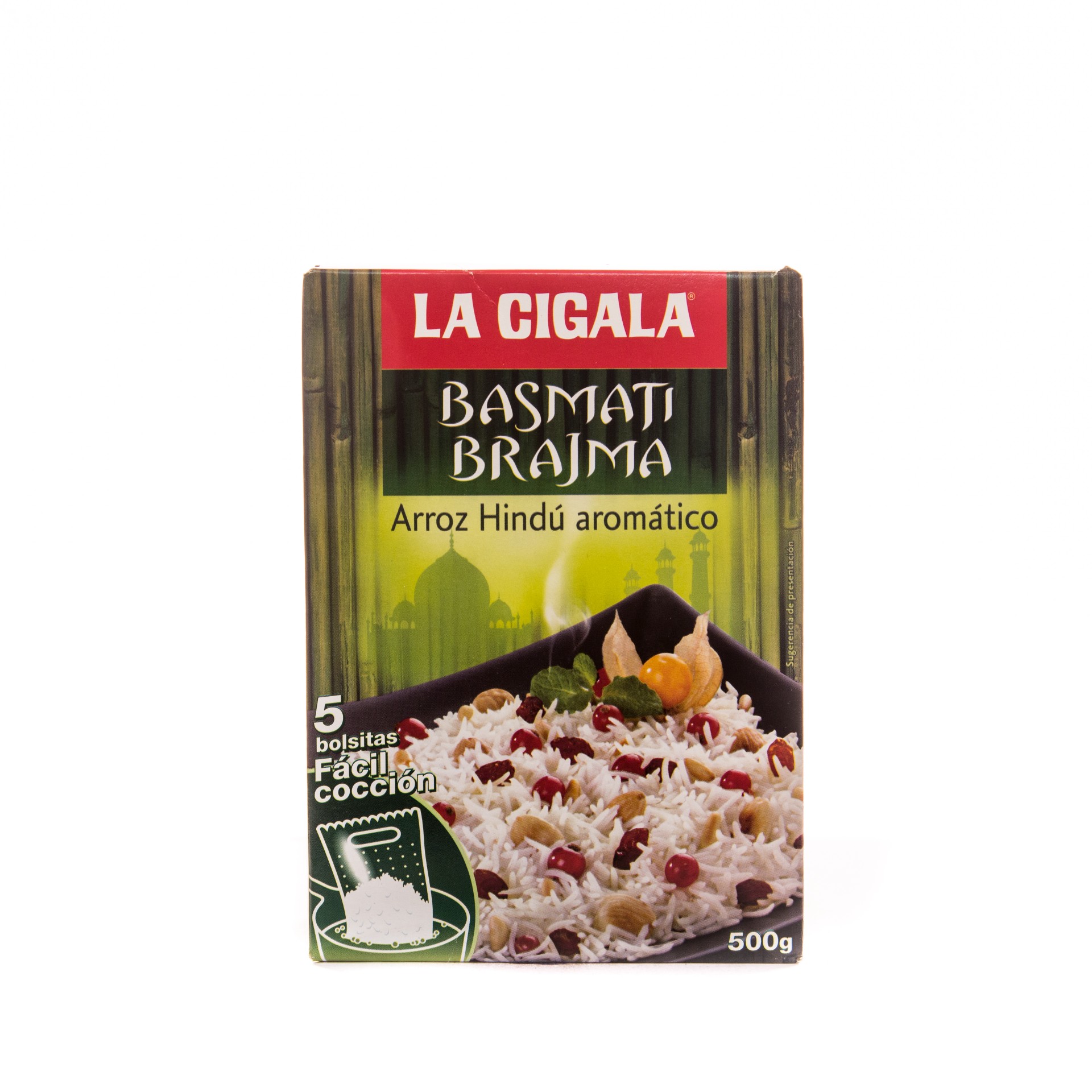 LA CIGALA RIZ BASMATI 5 SACHETS 500G