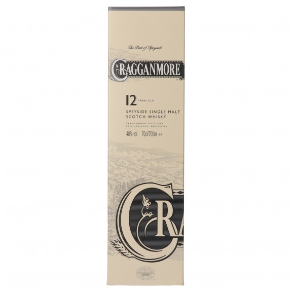 Whisky de malta de 12 años, 70 cl. Cragganmore
