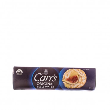 CARR'S TABLE WATER CRACKERS 125GR