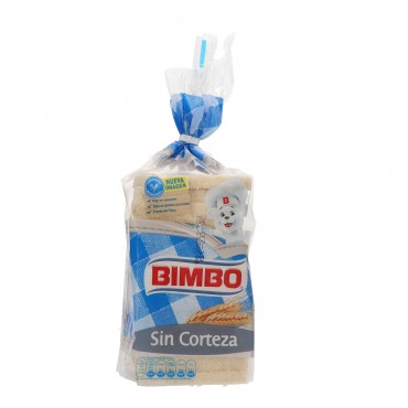 Pa de sandvitx sense crosta, 450 g. Bimbo
