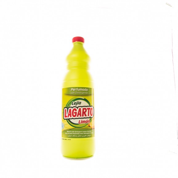 Lejía con detergente perfume limón, 1,5 l. Lagarto