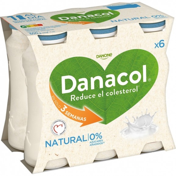 DANONE DANACOL NATURAL X6