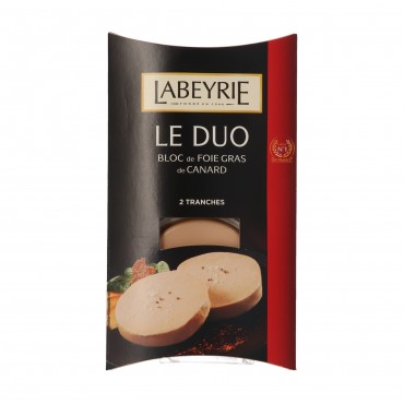 Foie-gras d'ànec Le Duo, 80 g. Labeyrie