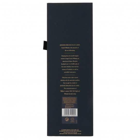 Whisky escocés Blue Label, 70 cl. Johnny Walker