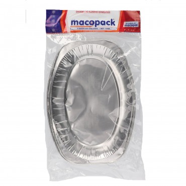 Plats ovales, 2 unités. Macopack