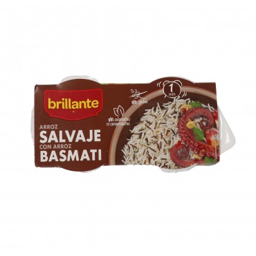 BRILLANTE ARROZ SALV.BASMATI 125GRX2