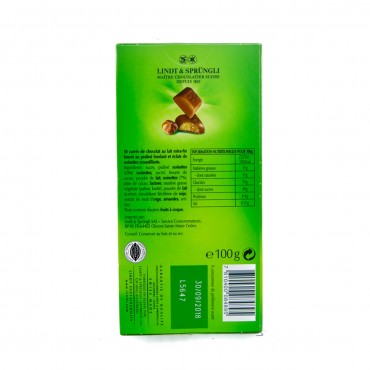 Xocolata amb praliné, 100 g. Lindt