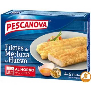 PESCANOVA FILET COLIN AU OEUF 400G