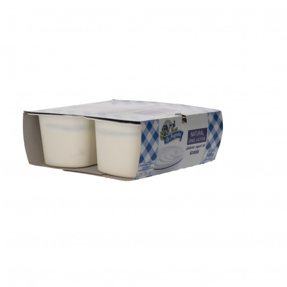 Iogurt natural sense lactosa, 4 unitats de 125 g. Fageda