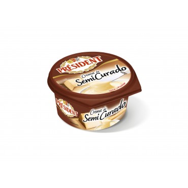 PRESIDENT CREMA QUESO SEMICURADO 125G