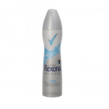 Spray déodorant antitranspirant invisible Aqua, 200 ml. Rexona