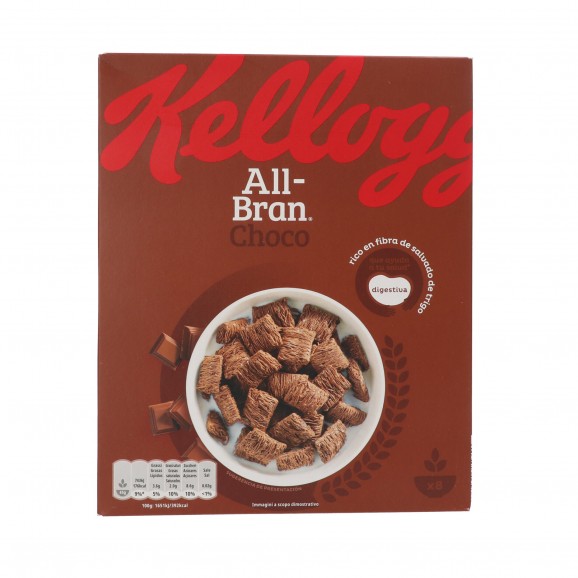Cereals All-Bran amb xocolata i fibra, 375 g. Kellogg´s