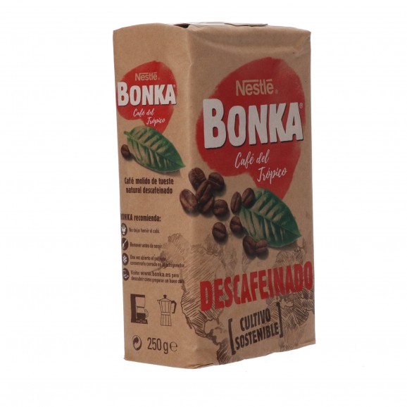 Café décaféiné, 250 g. Bonka