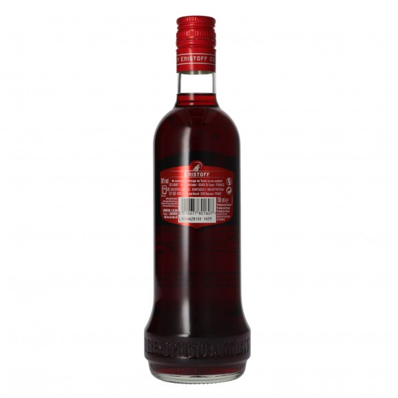 Vodka rojo, 70 cl. Eristoff