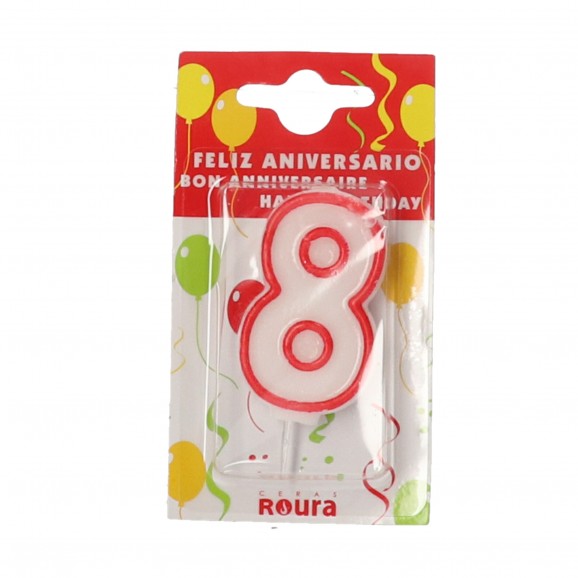 Espelma núm. 8, 1 unitat. Roura