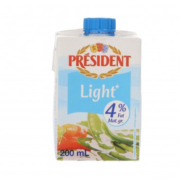 Nata 4 % MG, 20 cl. President