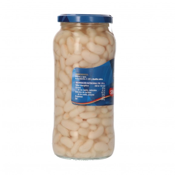 Judías cocidas sin sal, 400 g. Cidacos