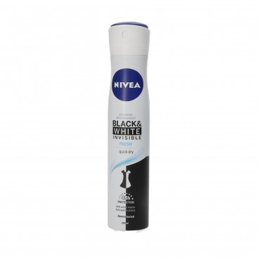 Déodorant frais en spray Invisible B&W, 200 ml. Nivea