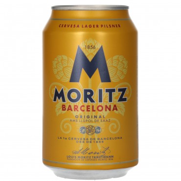 MORITZ CERVEZA LATA 33CL
