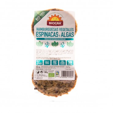 SORRIBAS HAMBURGER ALGUES-EPINARDS 160G