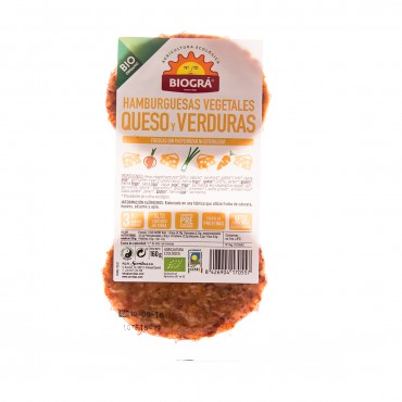 VEGETALIA VEGEBURGERFROMAGE-LEGUMES 160G