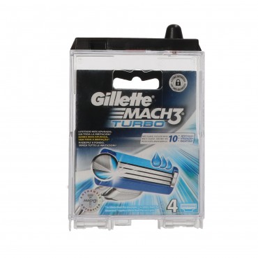 Lames de rechange Mach3 Turbo, 4 unités. Gillette