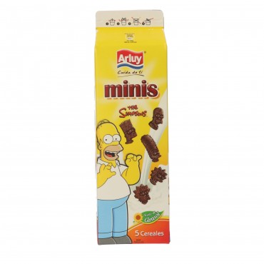 Galetes Mini Simpson de xocolata, 275 g. Arluy